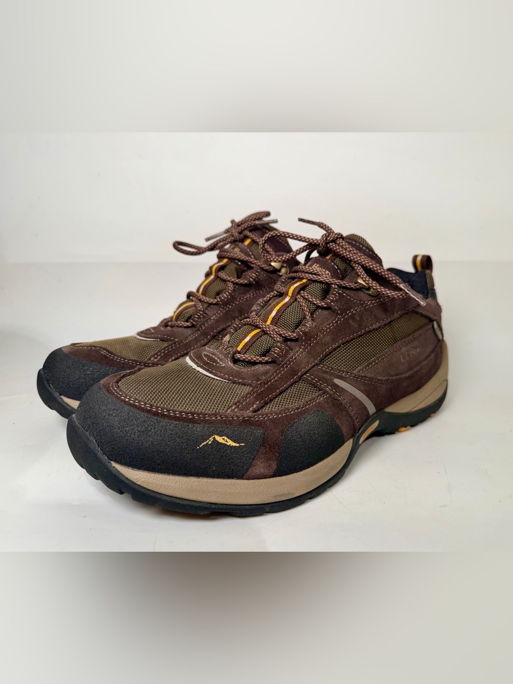 LL Bean Hiking Boots Mens Sz 12 M Brown Suede Leather Tek 2.5 Trail Outdoor